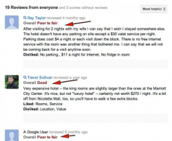 Google+ Local Reviews Now Showing Descriptive and Not Numerical Scores
